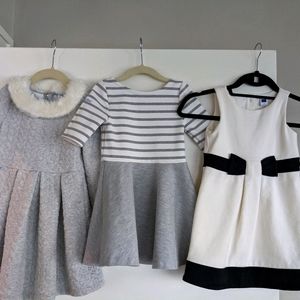 Set of 3 girls dresses size 4 janie and jack